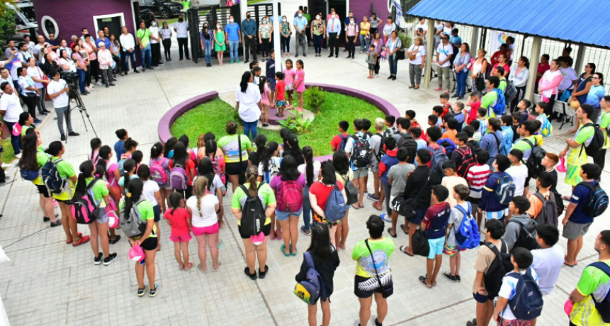 El vicegobernador encabezó la inauguración de la Colonia de Vacaciones provincial