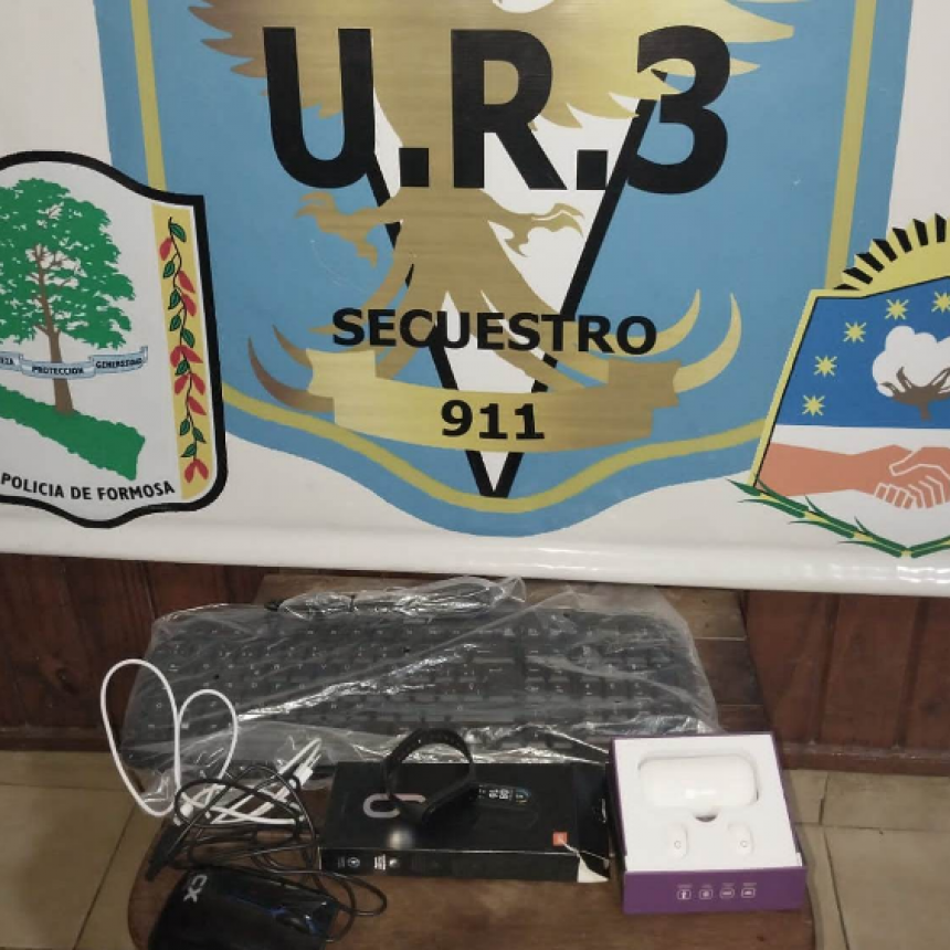 Clorinda: Esclarecen el robo a un local de ventas de celulares