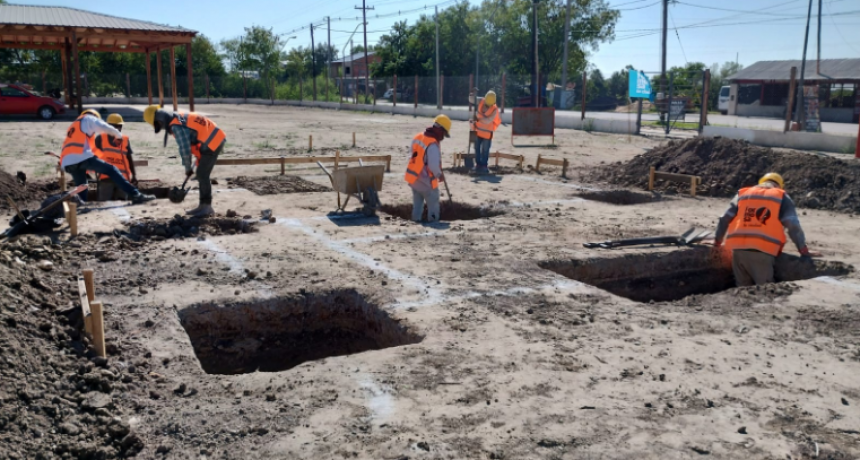 Avanza a buen ritmo la construcción del espacio recreativo municipal