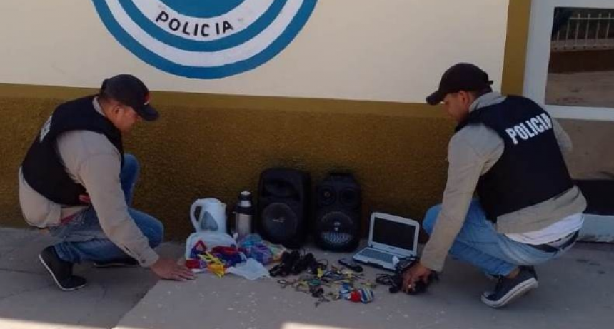 La Policía recuperó bienes de la EPEP 409 de Ibarreta