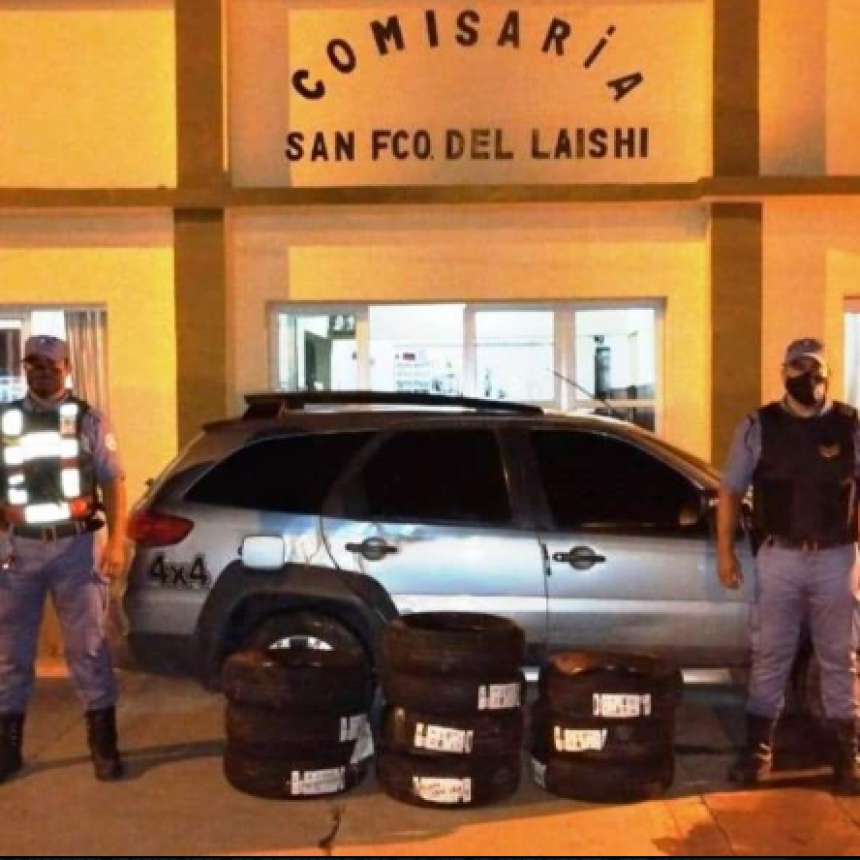 La Policía secuestró cubiertas que no contaban con aval aduanero