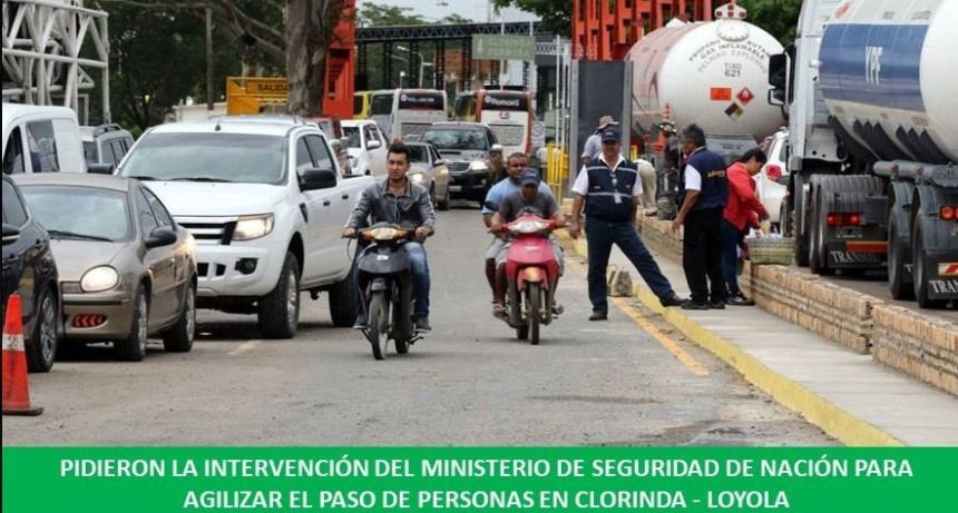 Demoras en paso fronterizo Puente Loyola