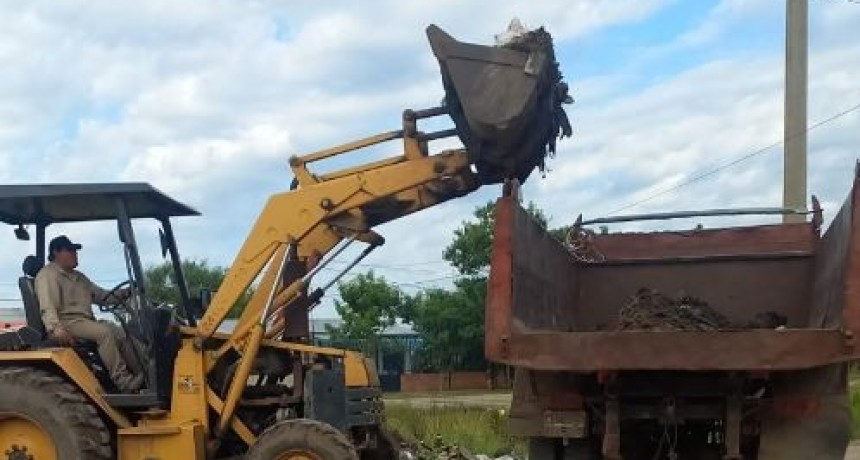 Activa intervención comunal en distintas zonas del ejido urbano