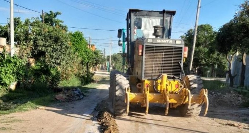 La Municipalidad tuvo intervención activa con trabajos en distintos barrios de la ciudad