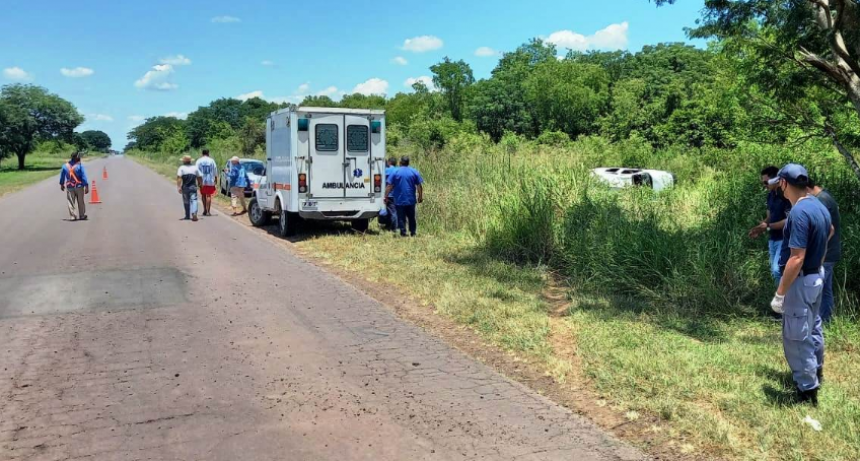 Despiste y vuelco sobre la RP 3 dejó como saldo una víctima fatal y cuatro lesionadas