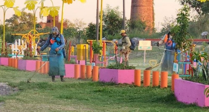 La comuna capitalina acciona de manera constante para embellecer los espacios públicos