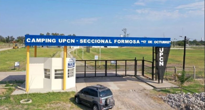 El gobernador Insfrán inaugurará el camping de UPCN