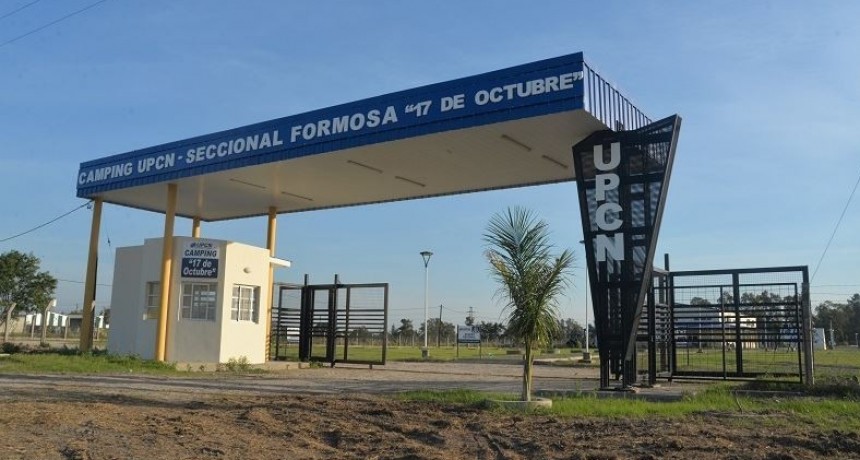 UPCN: Gildo Insfrán inaugurará el camping este viernes 27