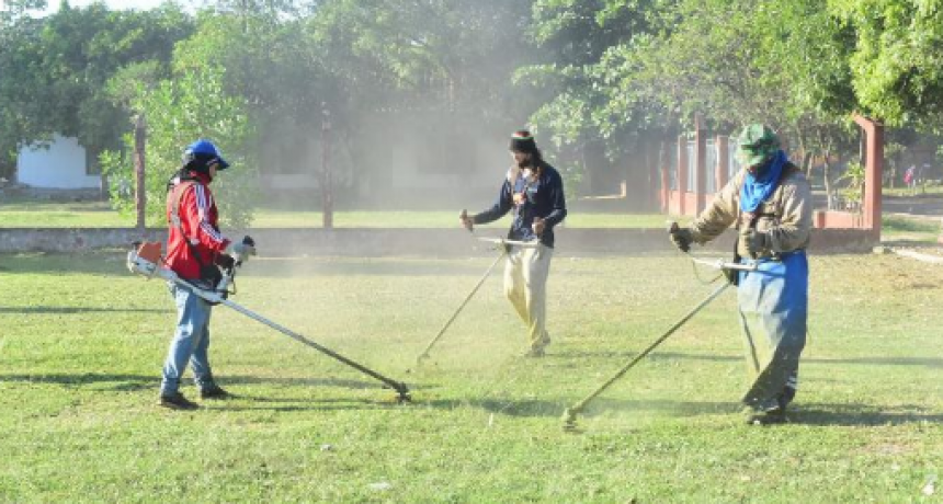 Activa intervención comunal para el embellecimiento de espacios públicos