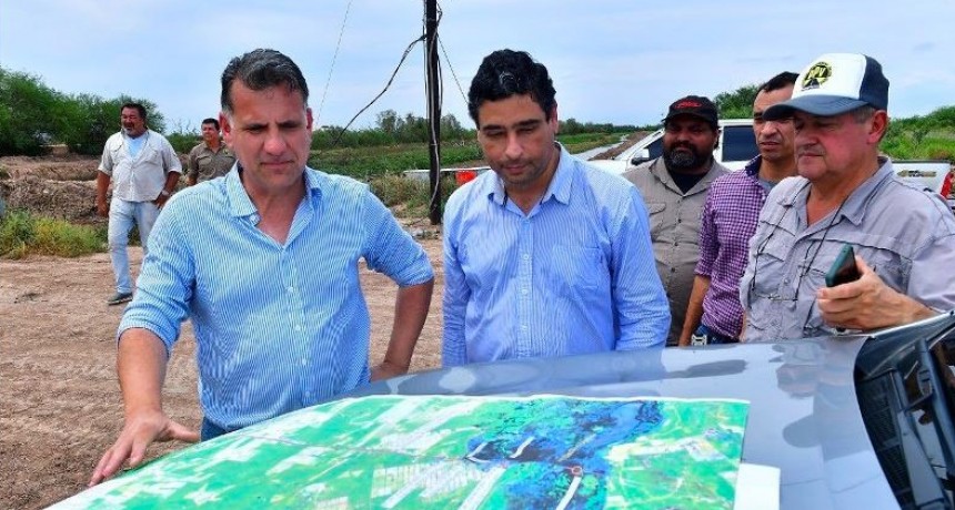 Funcionarios recorrieron zonas del interior afectadas por la crisis hídrica