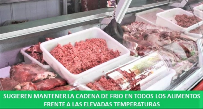 Piden mantener la cadena de frío en los alimentos para evitar problemas de salud