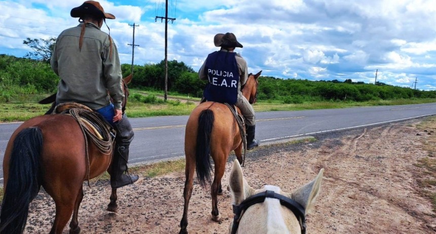 La UEAR intensificó los operativos y patrullajes en zonas rurales