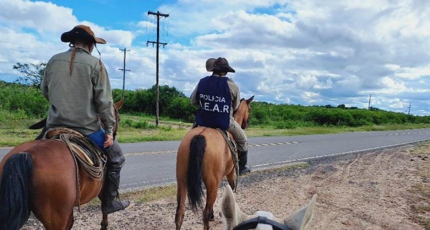 La UEAR intensifica los operativos y patrullajes en zona rural