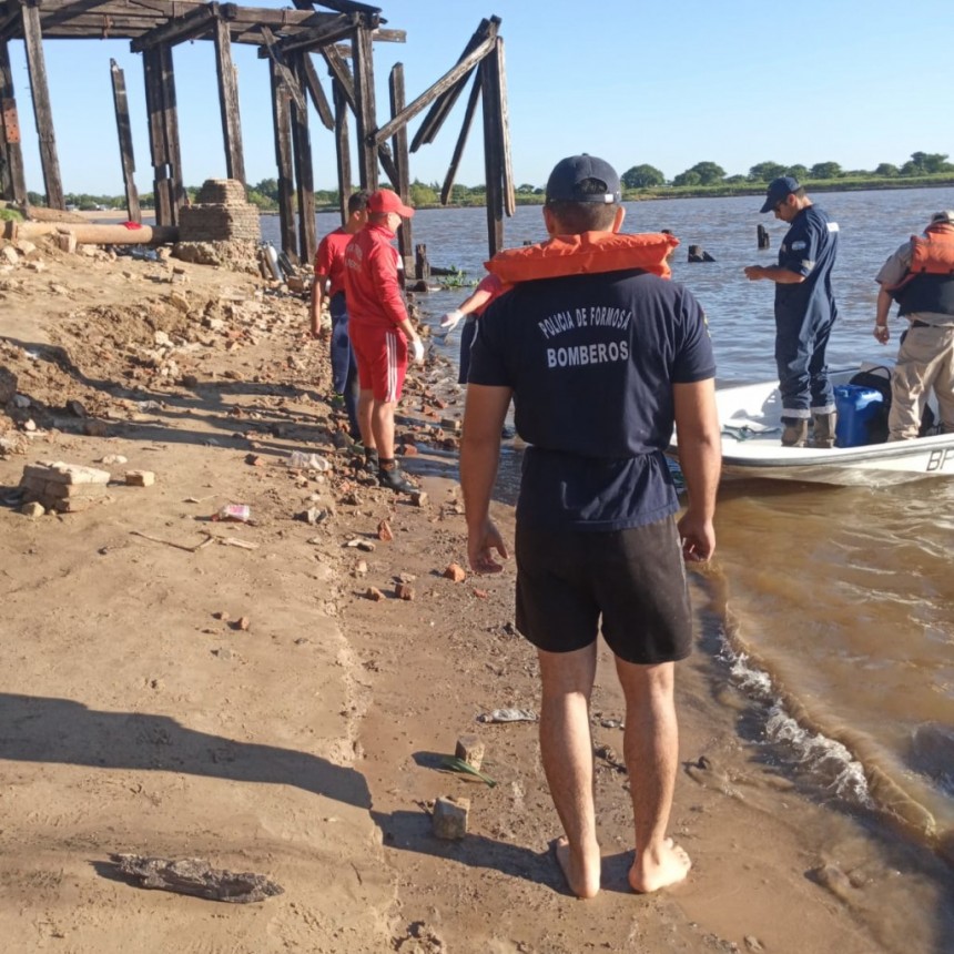 Hallaron sin vida al menor de 11 años desaparecido en aguas del Río Paraguay