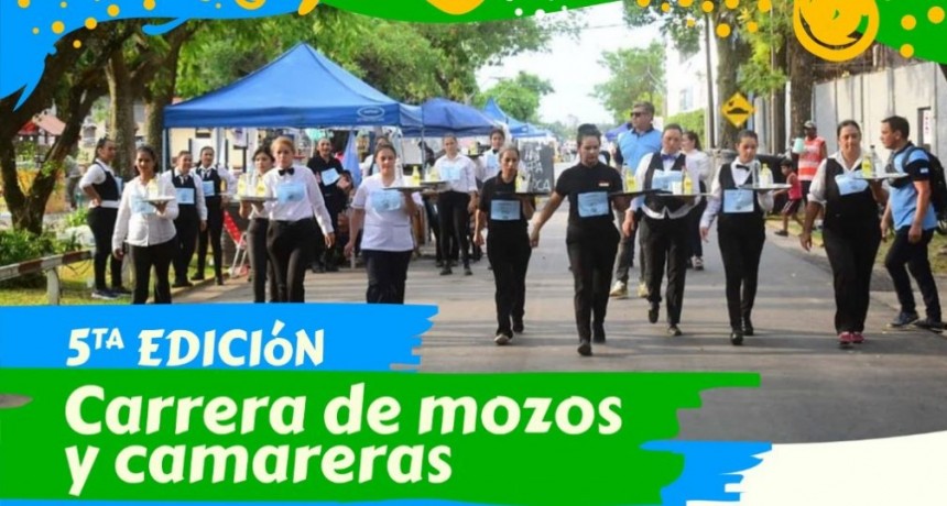 ¡Ya están abiertas las inscripciones para la 5ta edición de la carrera de mozos y camareras! 