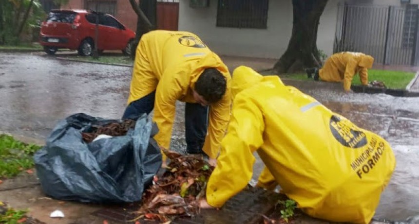 El municipio accionó instantáneamente ante las precipitaciones del miércoles por la mañana