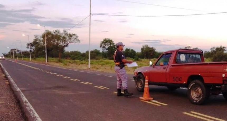 La Policía de Formosa desplegó un amplio operativo preventivo en localidades del Departamento Patiño