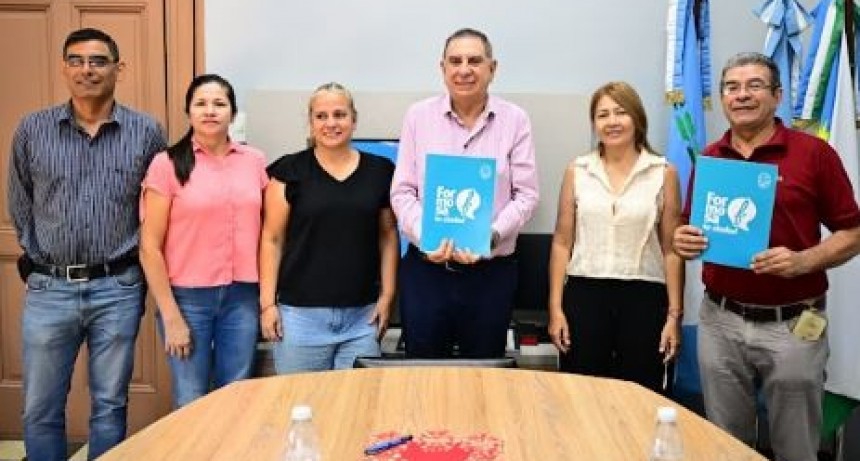 Jofr&eacute; firm&oacute; convenio para obras de red de agua potable con la modalidad de financiamiento compartido