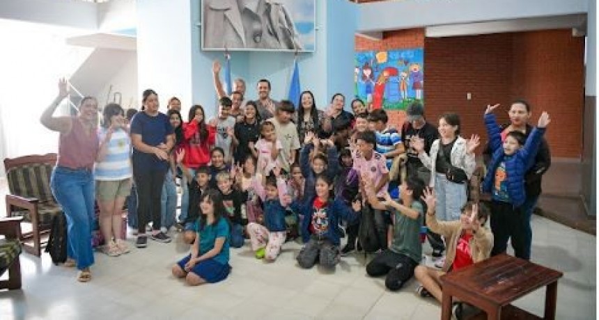 Con la presencia de ni&ntilde;os de Piran&eacute;, inici&oacute; nuevo modulo de colonia de vacaciones