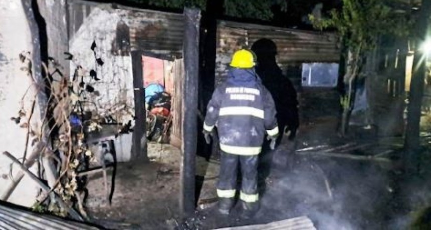 Clorinda: Incendio intencional de una vivienda