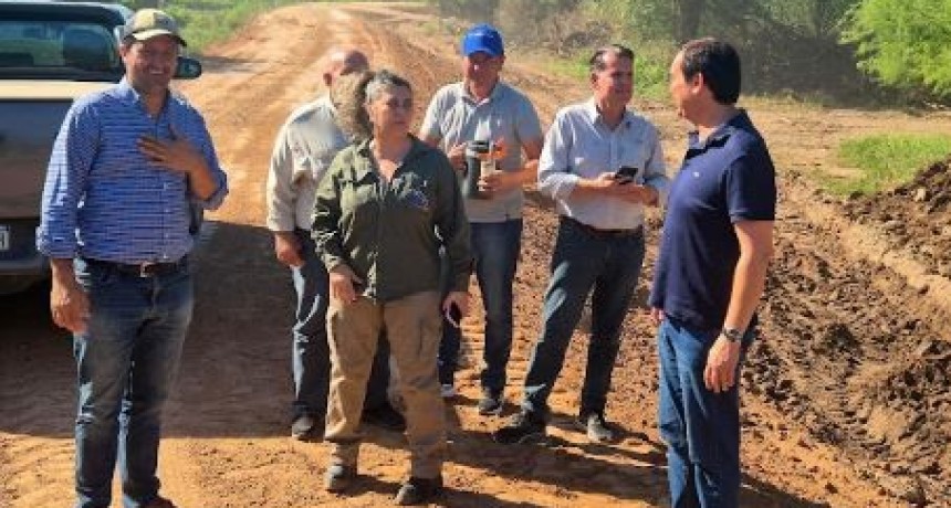 El Vicegobernador sigue con su gira por el oeste provincial, con foco en las obras h&iacute;dricas