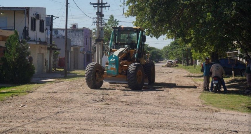 LA MUNICIPALIDAD CONTINUA CON TRABAJOS ESENCIALES EN BARRIOS DE LA CIUDAD