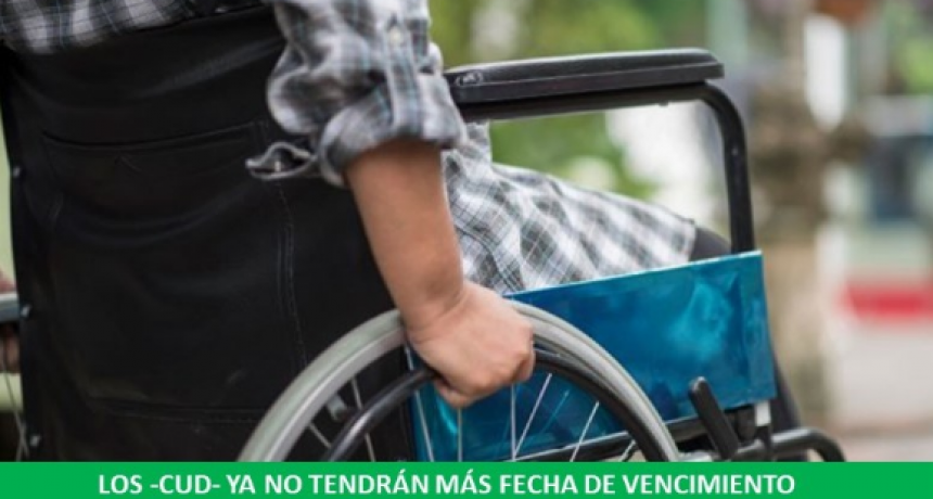 No tendrán vencimientos los certificados de discapacidad