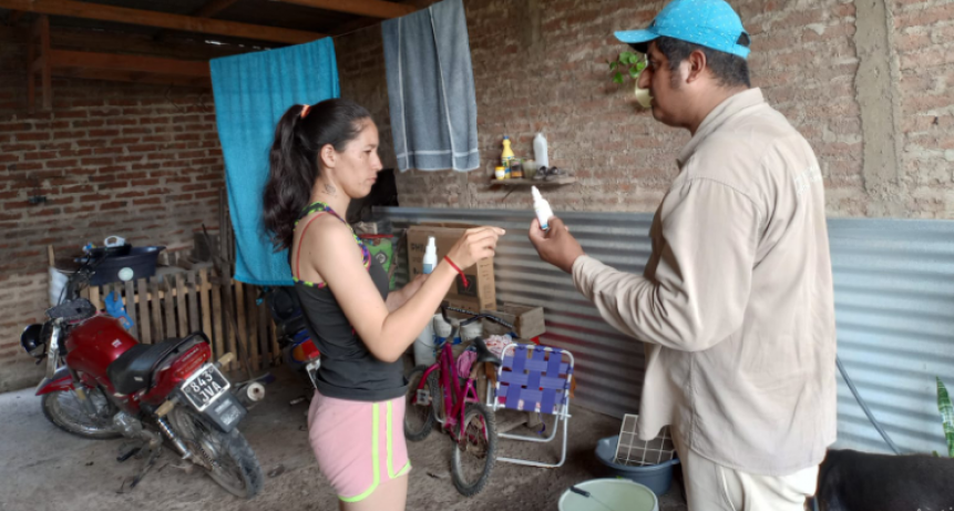 Amplios operativos contra el dengue, chikungunya y zika en Palo Santo