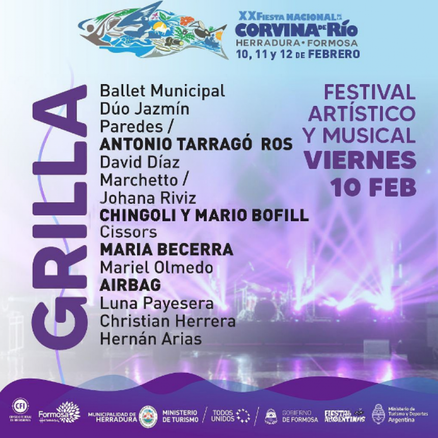 Cuenta regresiva para la XX Fiesta Nacional de la Corvina de Río