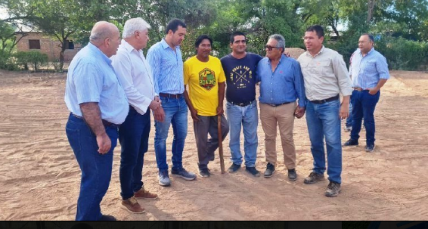 El vicegobernador Solís recorrió diferentes obras que están en ejecución en Ingeniero Juárez