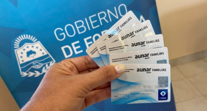 El Gobierno de Formosa entregó las tarjetas AUNAR Familias