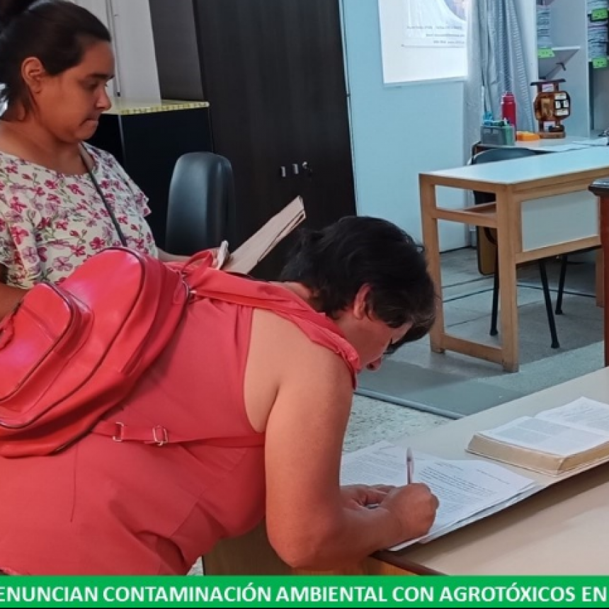 Vecinos de Ceibo 13 y Naineck denuncian contaminaci&oacute;n con agroqu&iacute;micos a productores de soja