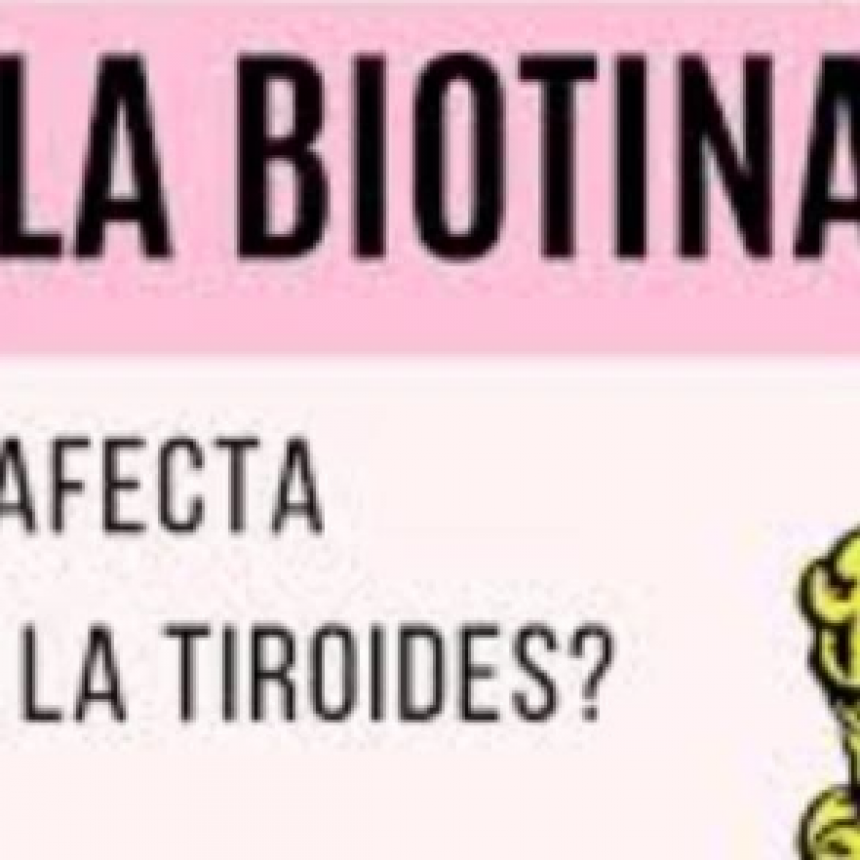 La biotina es una vitamina B7