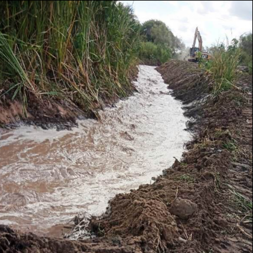 Las aguas del río Bermejo ingresaron al reservorio del Madrejón de Las Lomitas