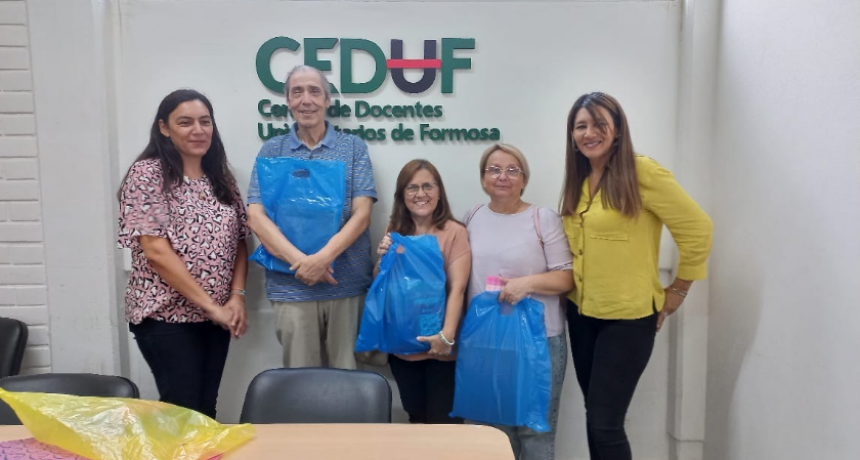 CEDUF empezó a entregar kits escolares a sus afiliados