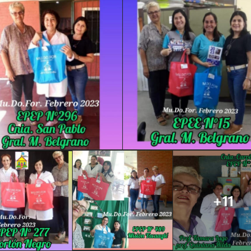 MuDoFor presente en este inicio del Ciclo Lectivo 2023