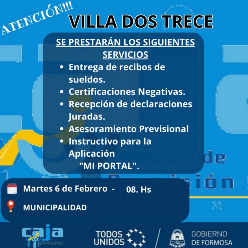 Pirané: La Caja de Previsión Social atendió trámites