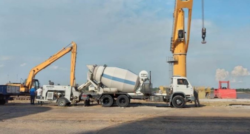La obra del Puerto Nuevo de Formosa se encuentra en la última etapa