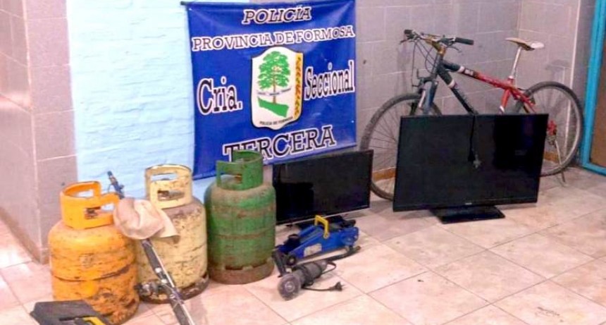 La Policía recuperó objetos sustraídos de una vivienda y detuvo a un hombre