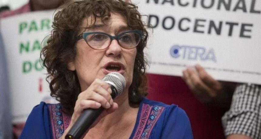 La secretaria nacional del CTERA apuntó contra el gobierno nacional por desfinanciar la educación