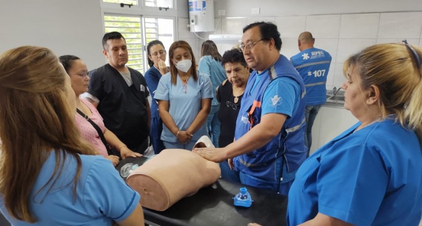 Personal del centro de salud San Agustín participó de una capacitación desarrollada por el SIPEC