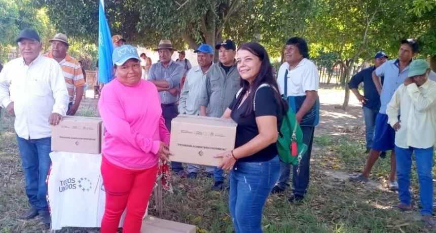 Prosigue la entrega de módulos alimentarios a comunidades aborígenes