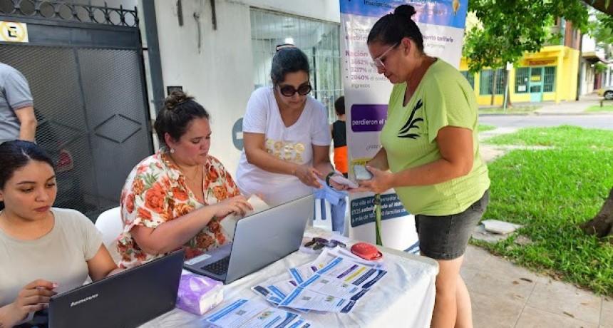Brindan asesoramiento a la inscripción al subsidio energético en diferentes puntos de la ciudad