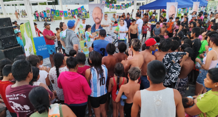 Otra gran jornada de recreación en el Parque Acuático de Las Lomitas, con masiva concurrencia