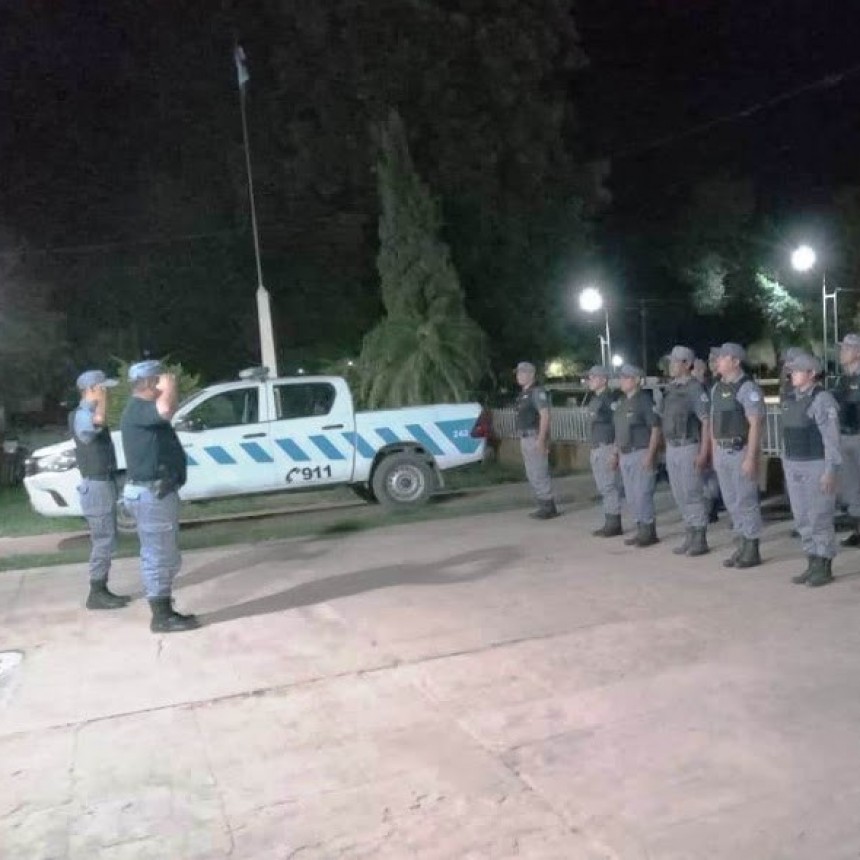La Policía desplegó un amplio operativo de prevención en Ibarreta