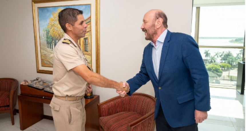 El gobernador Insfrán recibió al nuevo jefe de Prefectura de Formosa