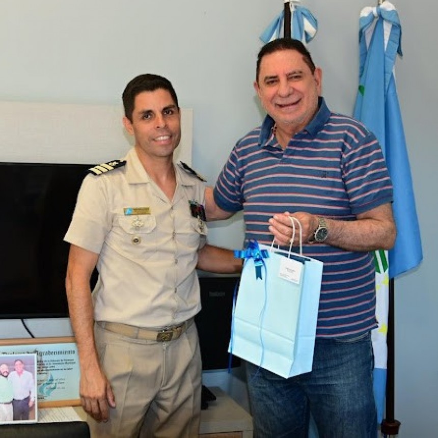 El intendente Jorge Jofré recibió al nuevo jefe de la Prefectura Formosa