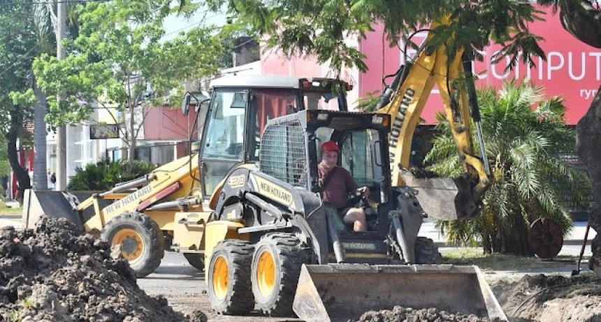 Constante avance en las obras del nuevo tramo de la peatonal