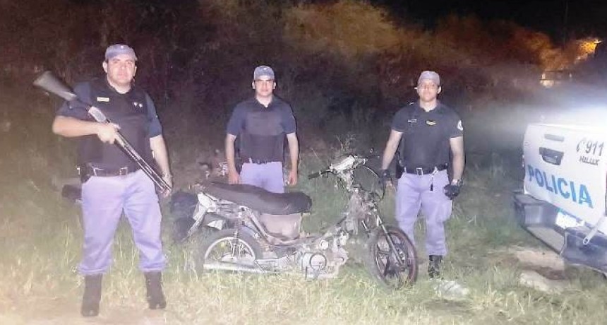Una rápida respuesta policial permitió recuperar dos motos