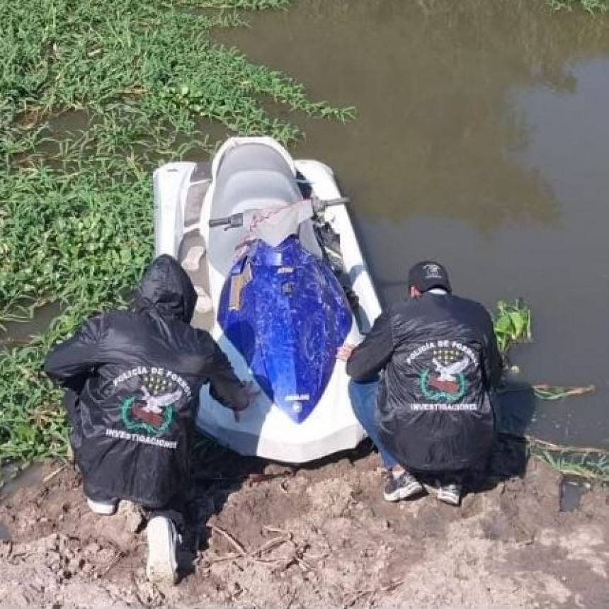 Se recuper&oacute; un Jet Ski en el marco de un amplio trabajo investigativo